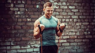 Arm Workout With Resistance Bands