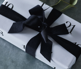 The white company Velvet Ribbon in Black