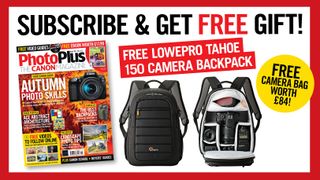 Image for PhotoPlus: The Canon Magazine new Nov issue no.197 out now – subscribe & get a free camera backpack!