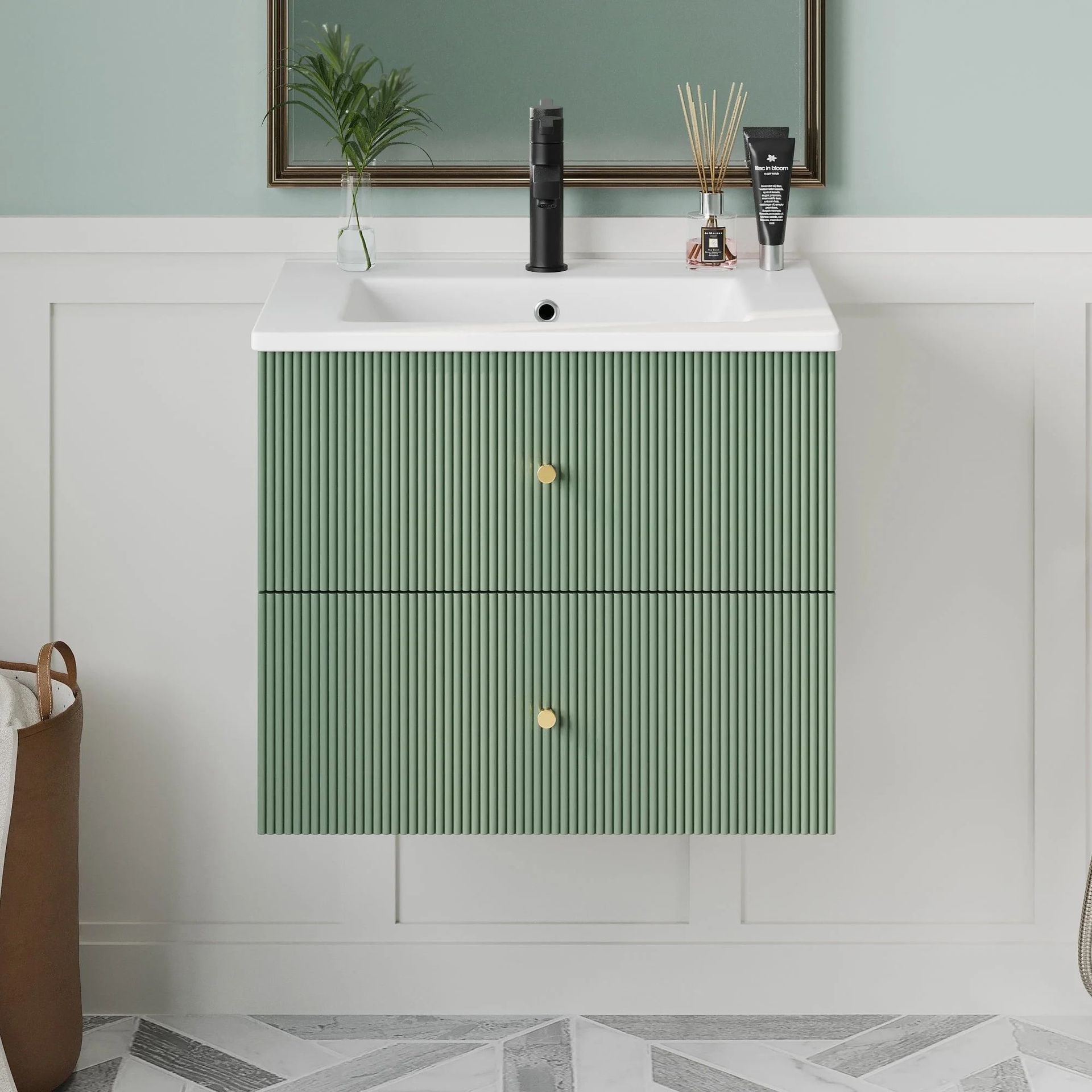 Enshui Wall-Mounted Bathroom Vanity