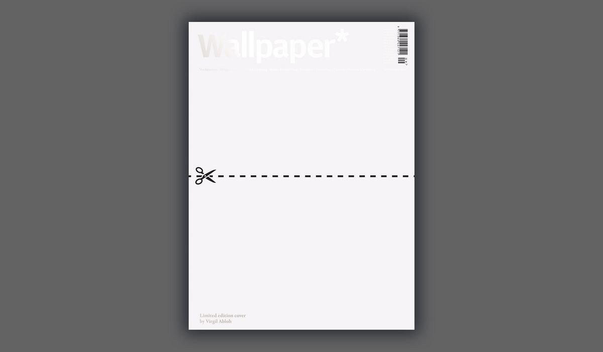 Virgil Abloh designs limited-edition cover for Wallpaper