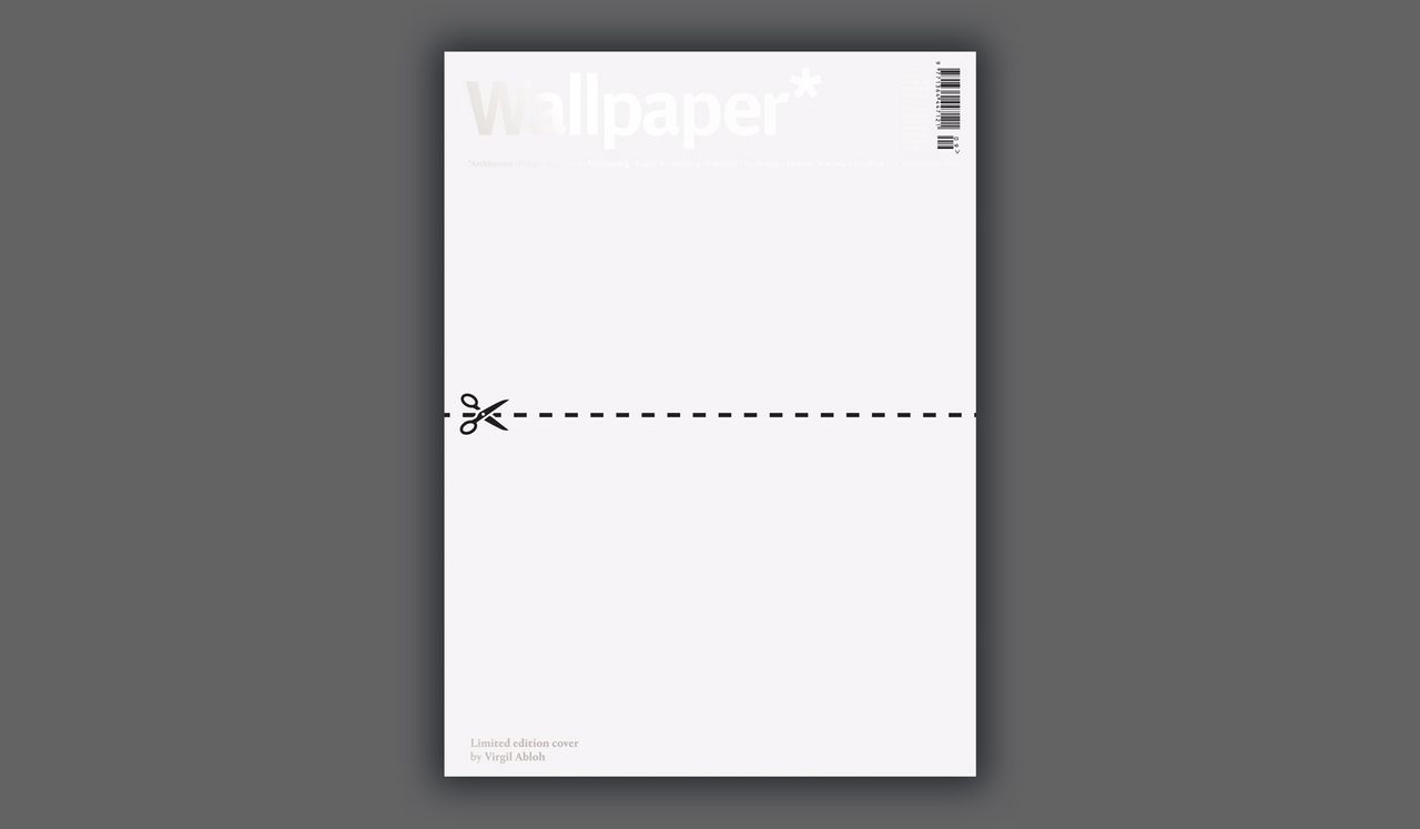 Virgil Abloh&#039;s limited-edition cover design for Wallpaper* September 2020 