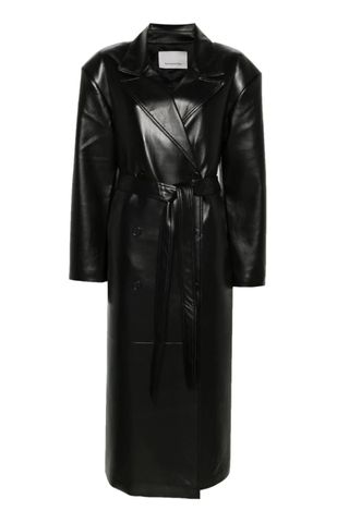 The Frankie Shop Tina Double-Breasted Trench Coat