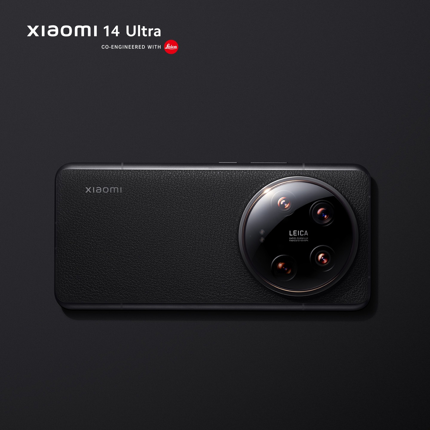 Xiaomi 14 Ultra rear in black