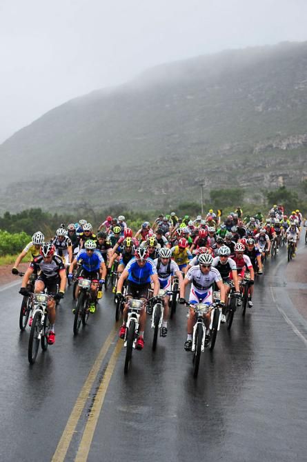 The peloton rolls out