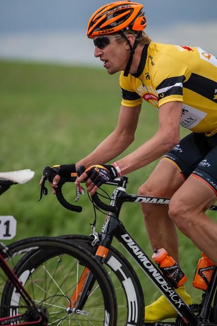 Tom Zirbel (Optum) battled hard today to try and hold on to yellow