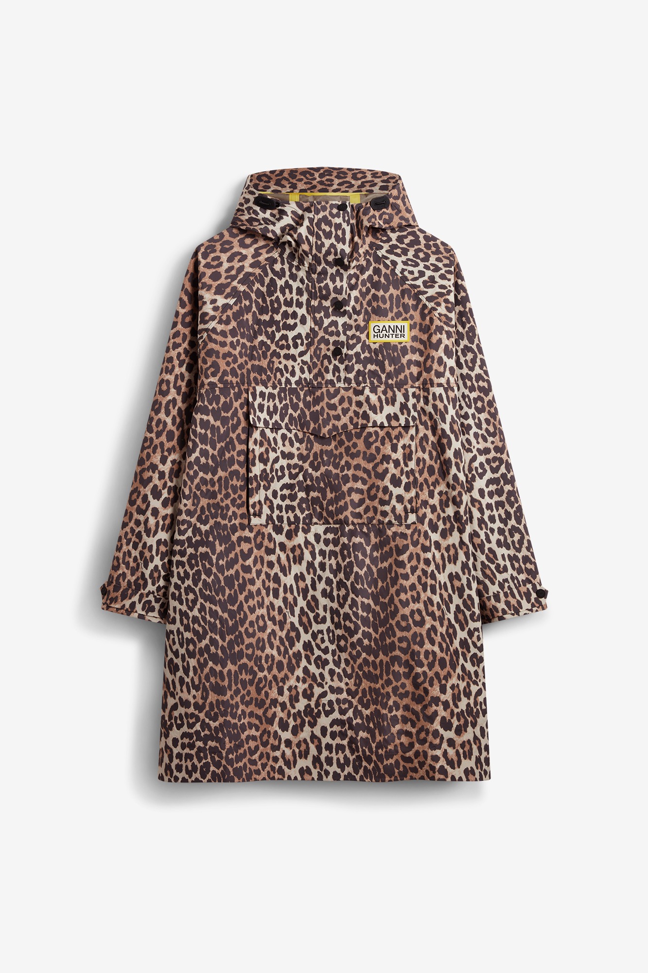 Ganni, Poncho in 10k Waterproof Shell