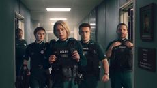 Sandra Cliff (ANDI OSHO), Annie Conlon (KATHERINE DEVLIN), Grace Ellis (SI&Acirc;N BROOKE), Tommy Foster (NATHAN BRANIFF), Stevie Neil (MARTIN MCCANN) in Blue Lights