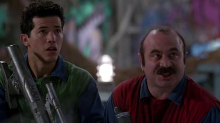 John Leguizamo and Bob Hoskins in Super Mario Bros.
