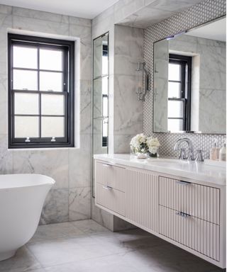 Marble bathroom