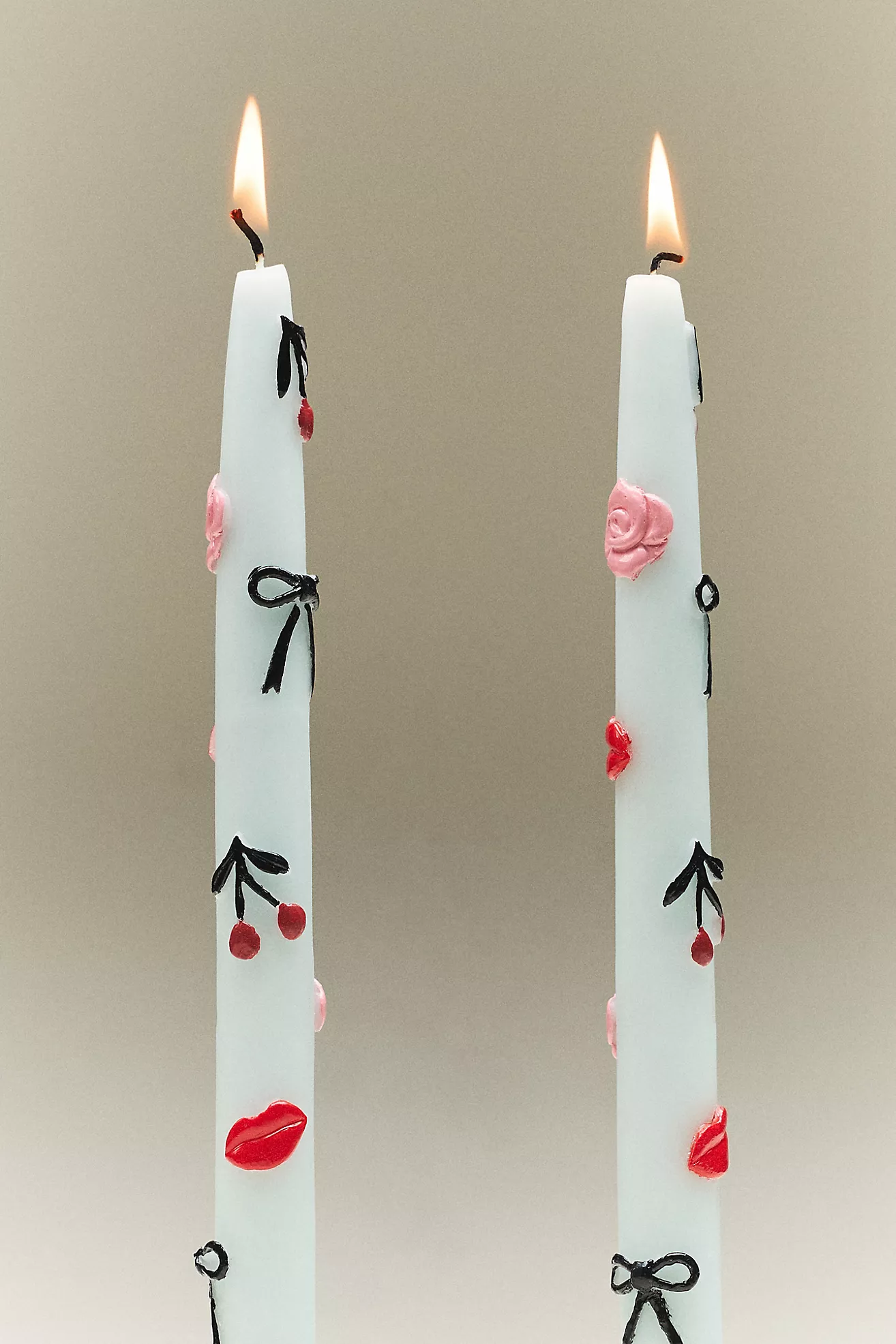 The Amour Taper Candles, Set of 2