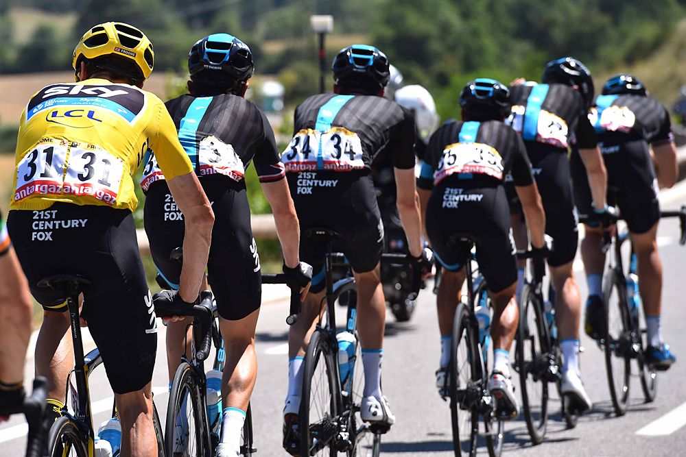 Team Sky lead Chris Froome