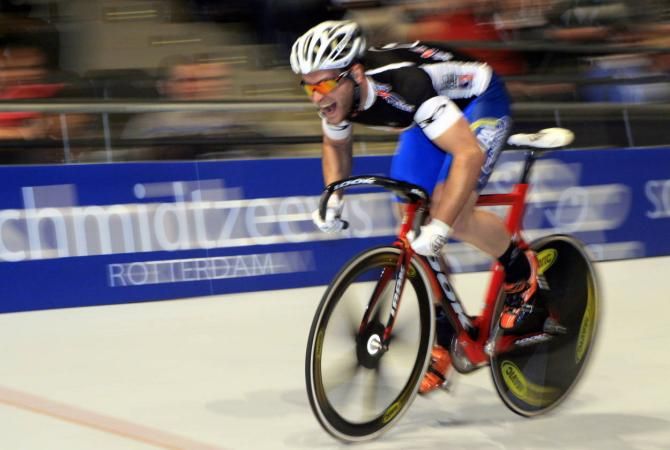 Teun Mulder in the sprint masters competition