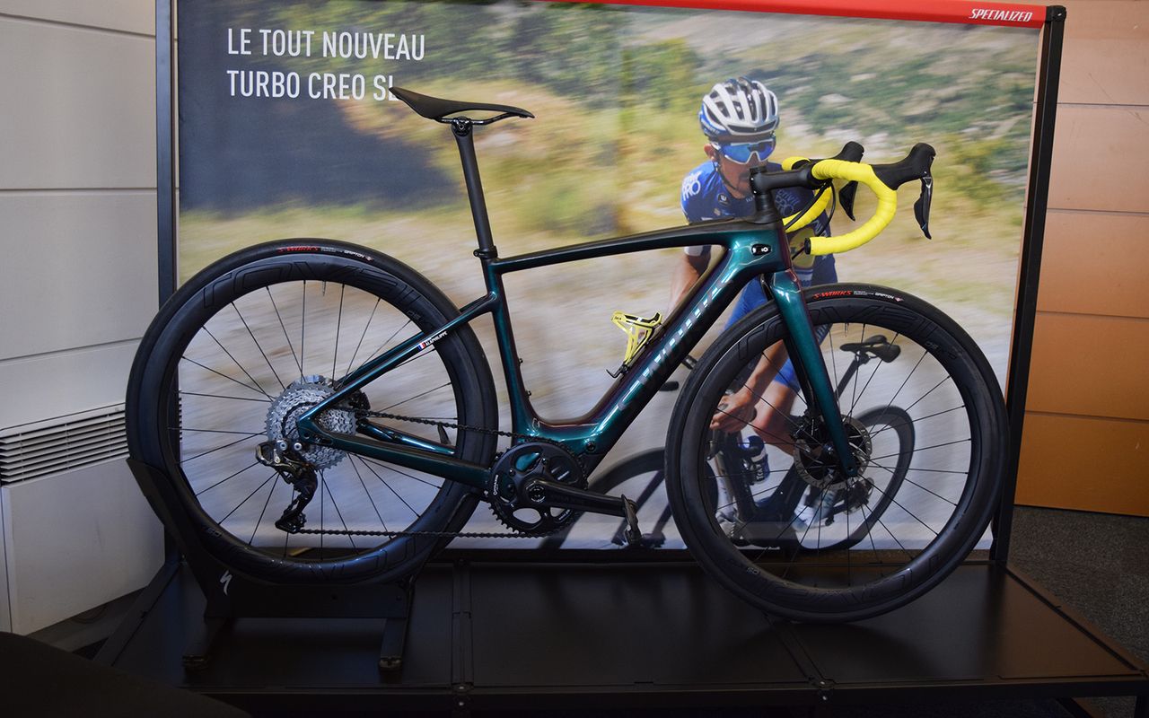 Julian Alaphilippe's Specialized S-Works Creo for the first rest day at the Tour de France