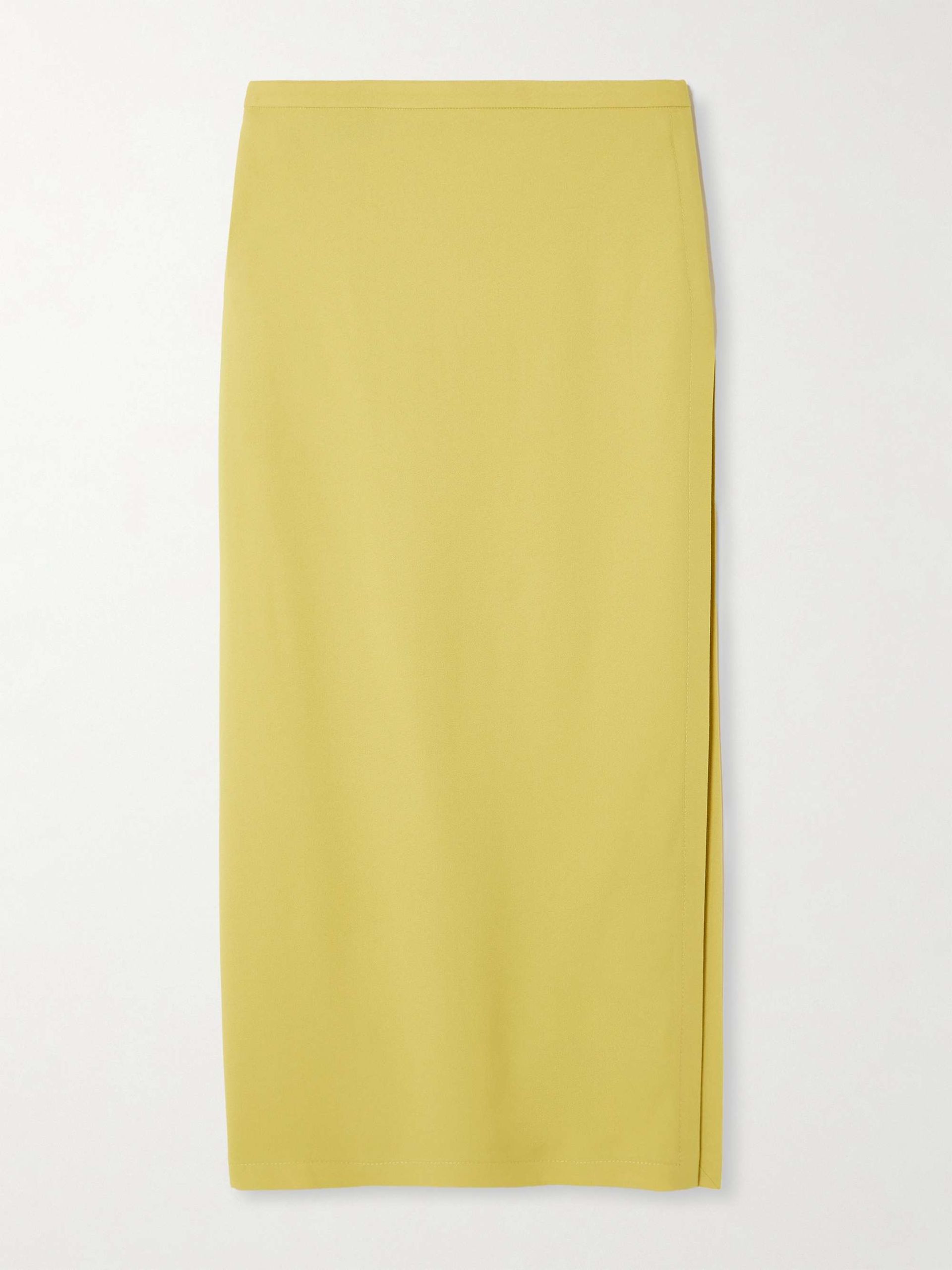 Crepe Midi Skirt