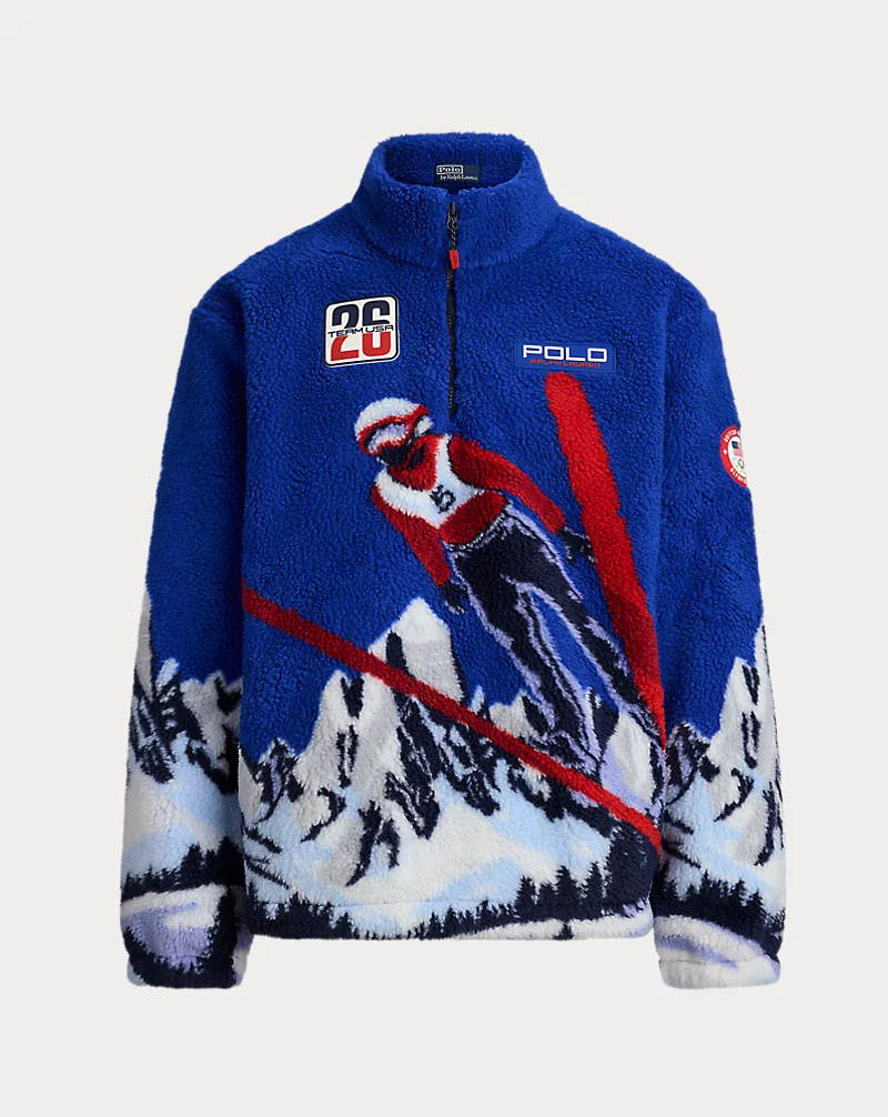 Team Usa Pile Fleece Pullover