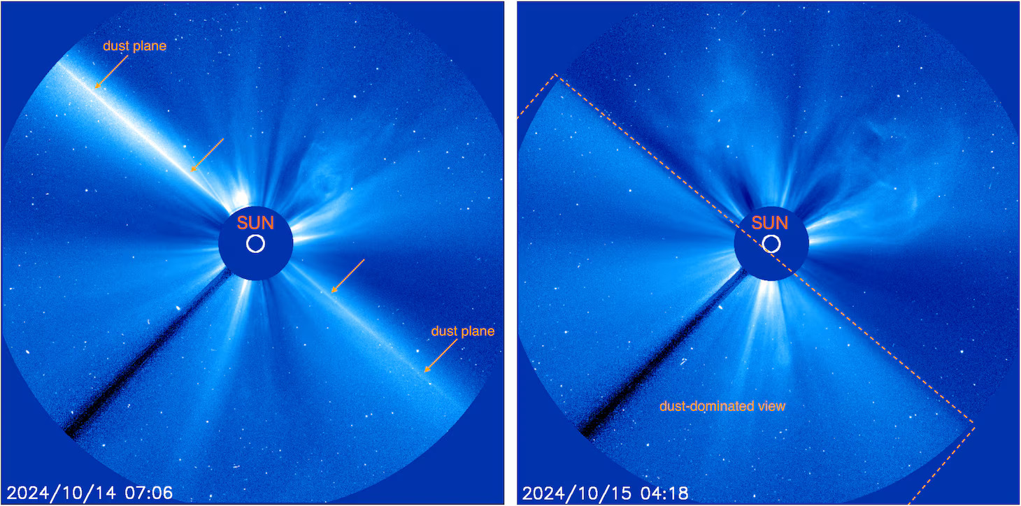 See Comet Tsuchinshan-ATLAS eject a tail of gasoline and dirt because it flies previous the solar (pictures)