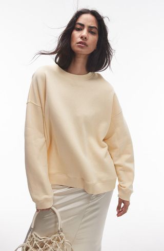 Premium Seam Cotton Blend Sweatshirt