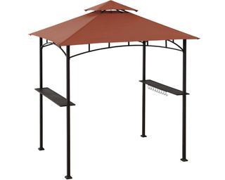 Winston Porter Arryanna 8 Ft. W x 5 Ft. D Steel Grill Gazebo