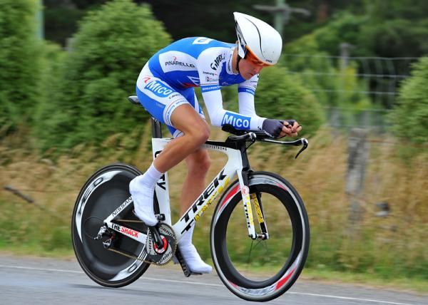 Michael Vink rode the winning time of 49 minutes and 48 seconds to take the gold medal