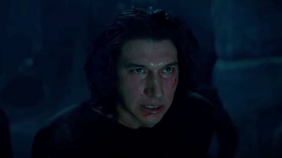 Adam Driver as Kylo Ren in The Rise of Skywalker