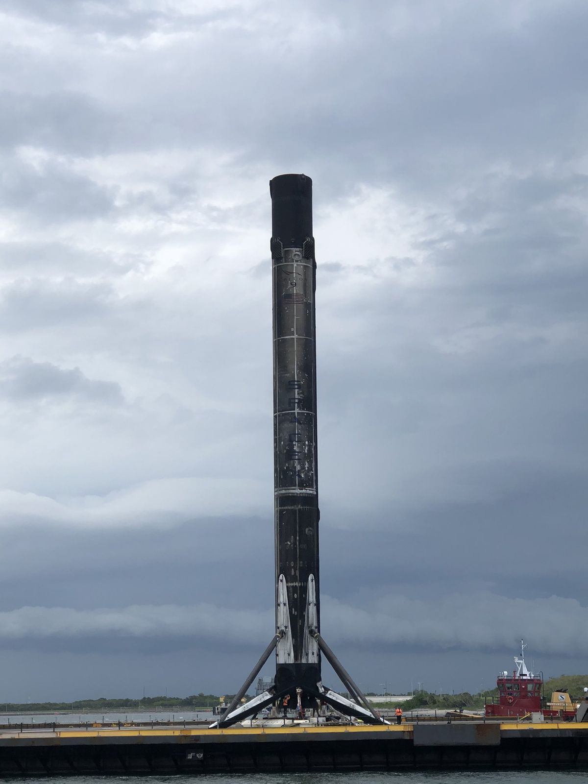 Spacexs Most Flown Falcon 9 Rocket Is A Sooty Veteran After 10