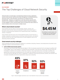 The Top Challenges of Cloud Network Security