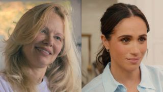 Pamela Anderson speaks in Pamela, A Love Story, while Meghan Markle appears in With Love, Meghan