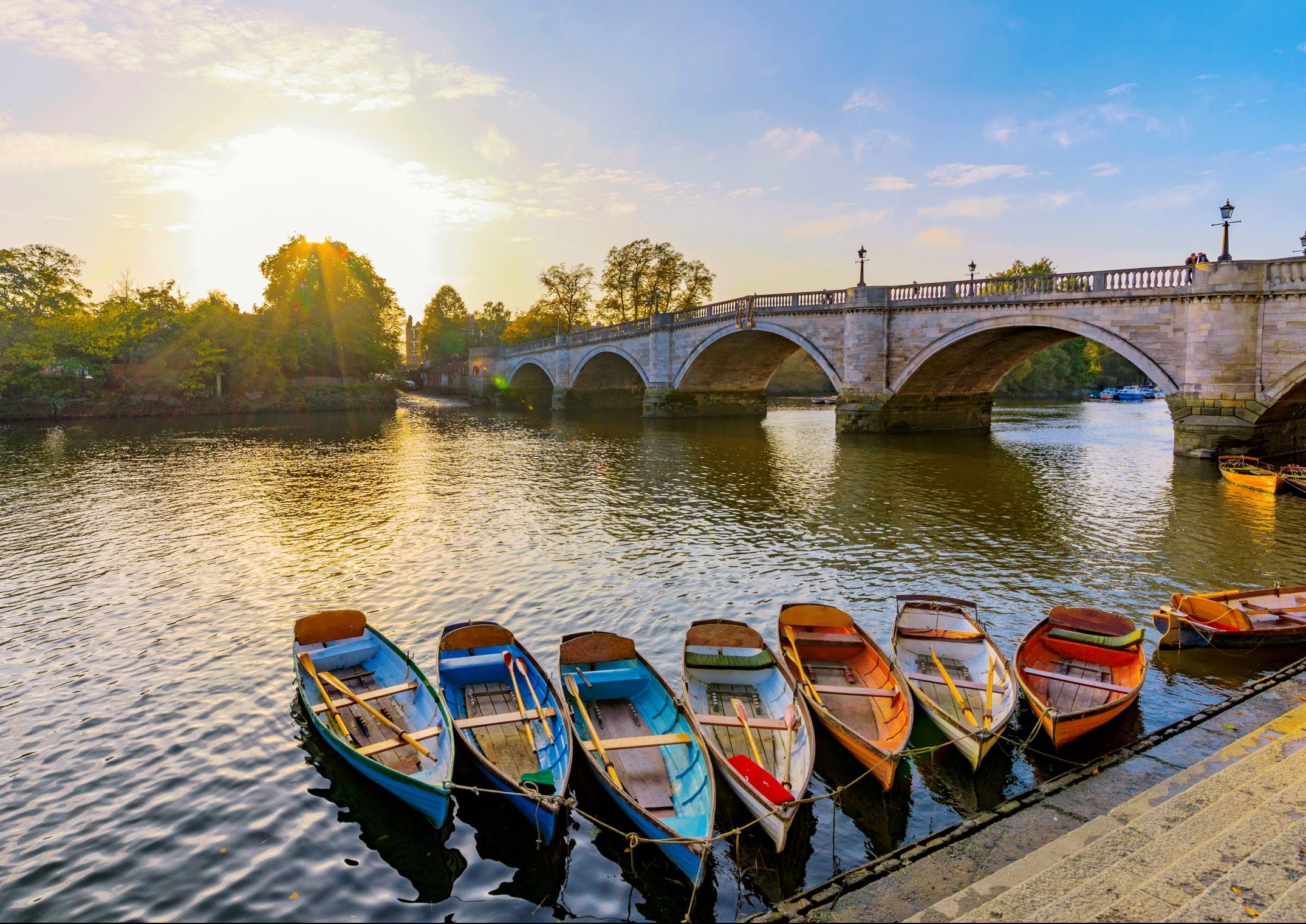 Richmond-upon-Thames has arguably the prettiest riverfront in London