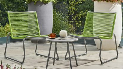 2 seater bistro set the range