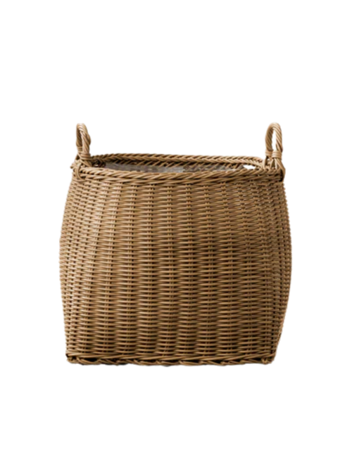 Lightwash Handled Planter Basket