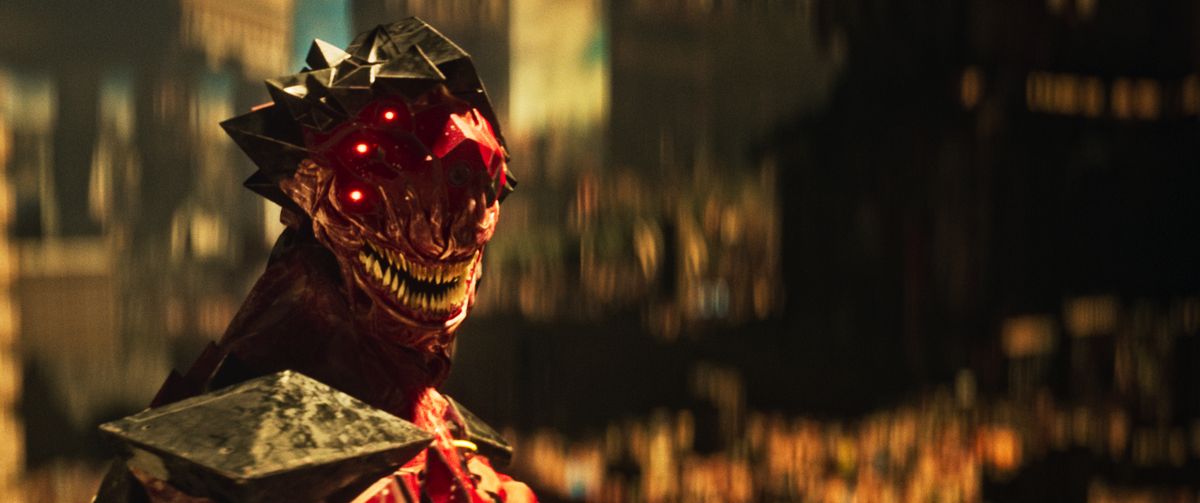 Babiru DaVinci Resolve colour tips; A stylized, dark figure with glowing red eyes and a menacing expression is featured in the image.