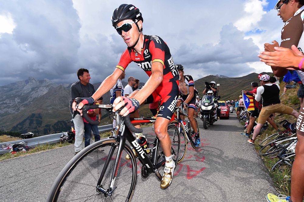 Samuel Sanchez in action during stage 17.