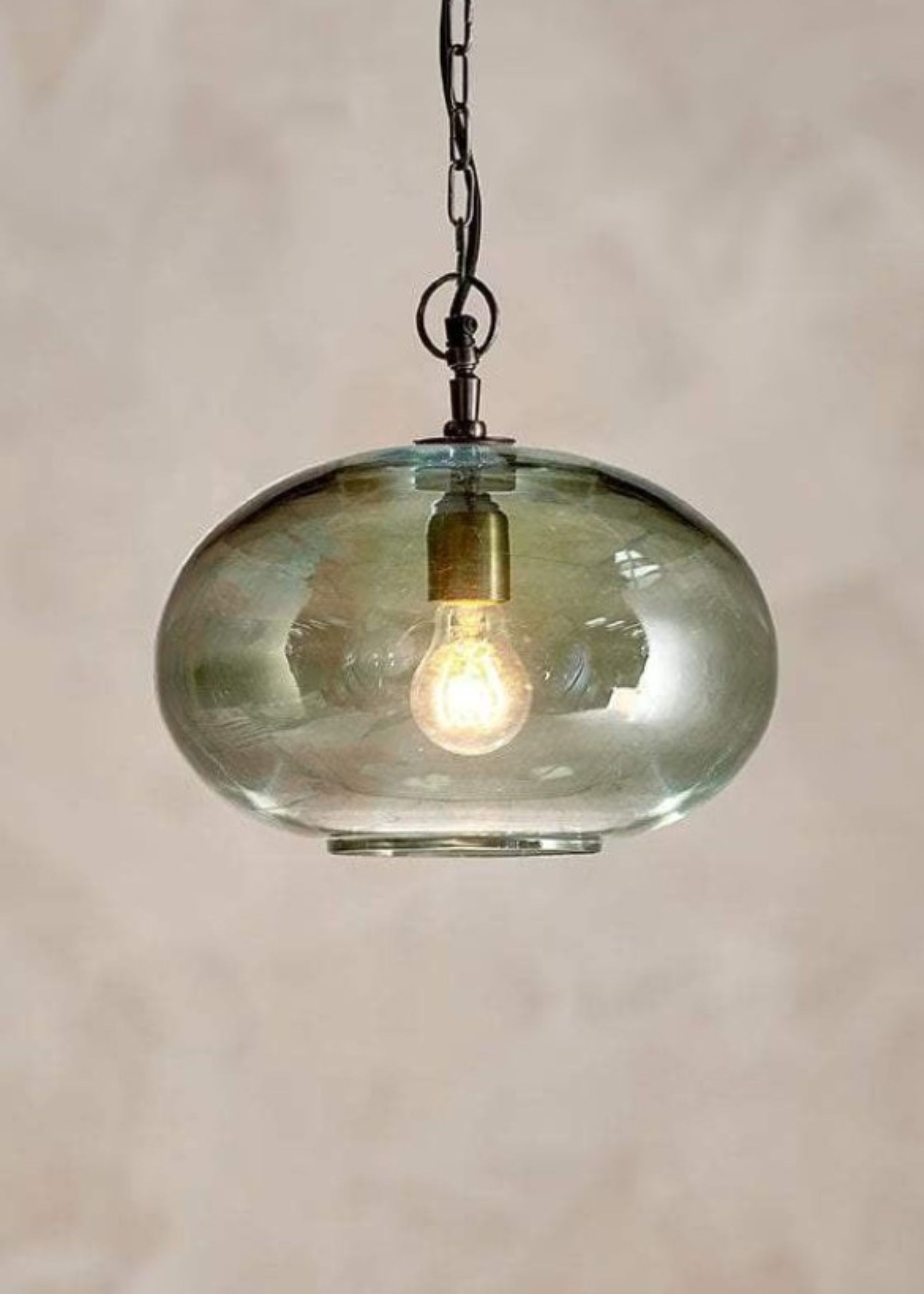 nkuku, Otoro Recycled Glass Pendant - Green 