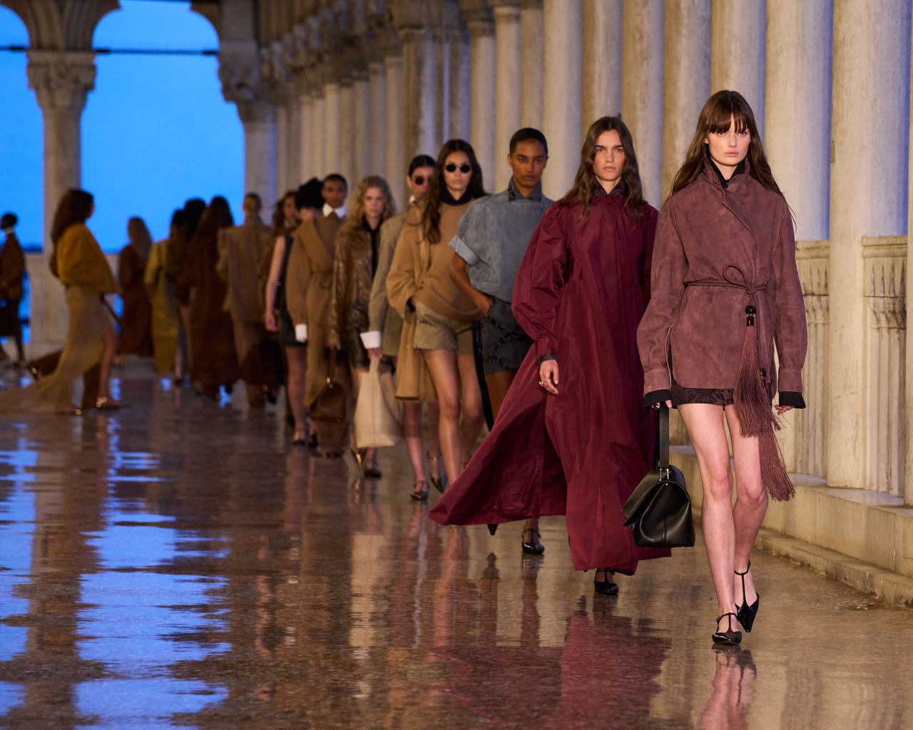 Best of Cruise 2025: models walk runway at Cruise 2025 Max Mara show in Venice