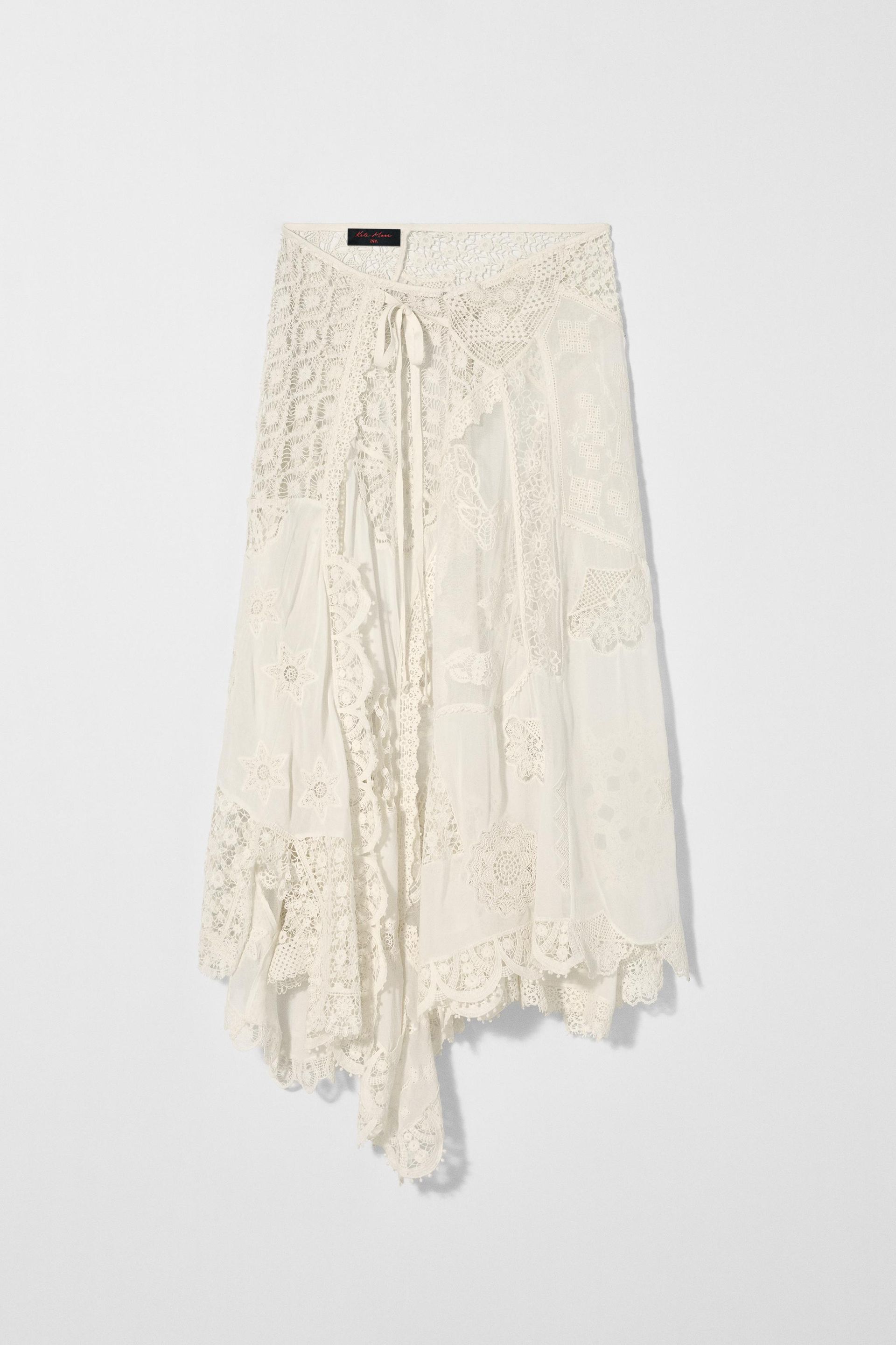 Patchwork Midi Skirt Kate Moss X Zara
