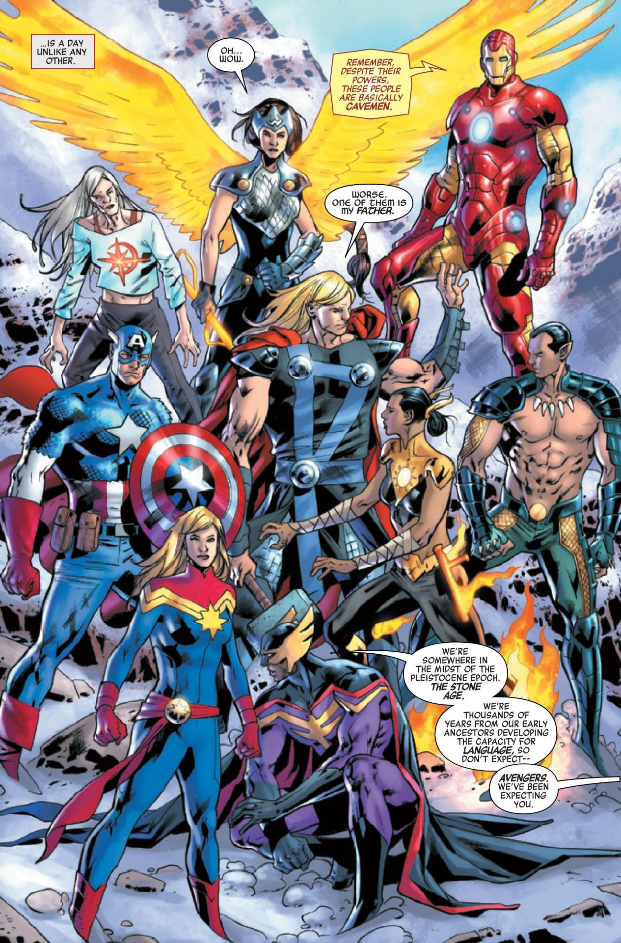Avengers Assemble Alpha #1 art
