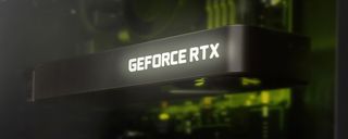 a render of an Nvidia GeForce RTX graphics card