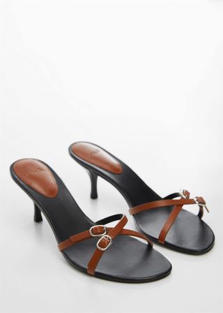 Leather Straps Sandals - Women