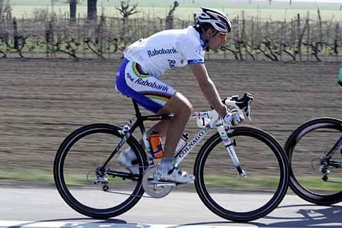Oscar Freire (Rabobank) arrived in good form