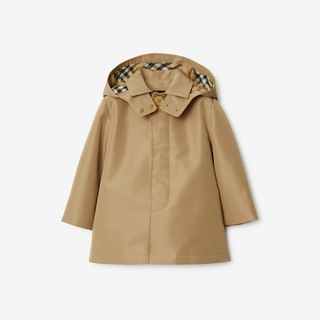 Burberry, Bonded Car Coat in Camel