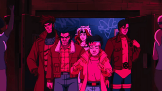 The X-Men in a club in X-Men '97