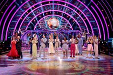 A shot of the Strictly cast 2021 at the Elstree Studios