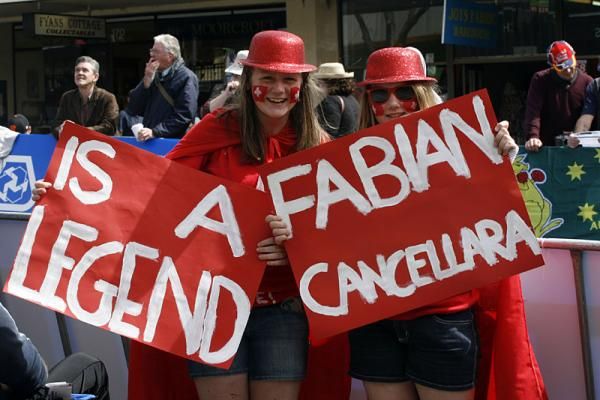 He might have been a world away from his Switzerland home, but Fabian Cancellara wasn&rsquo;t short of admires in Australia. Of course he&rsquo;s probably as liked for his good-looks as he is his awesome abilities on the bike.