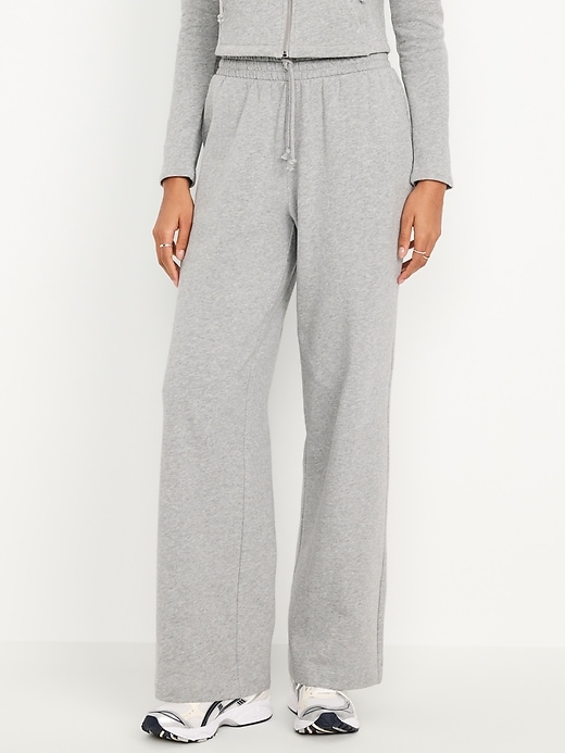 High-Waisted Socomfy Wide-Leg Sweatpants