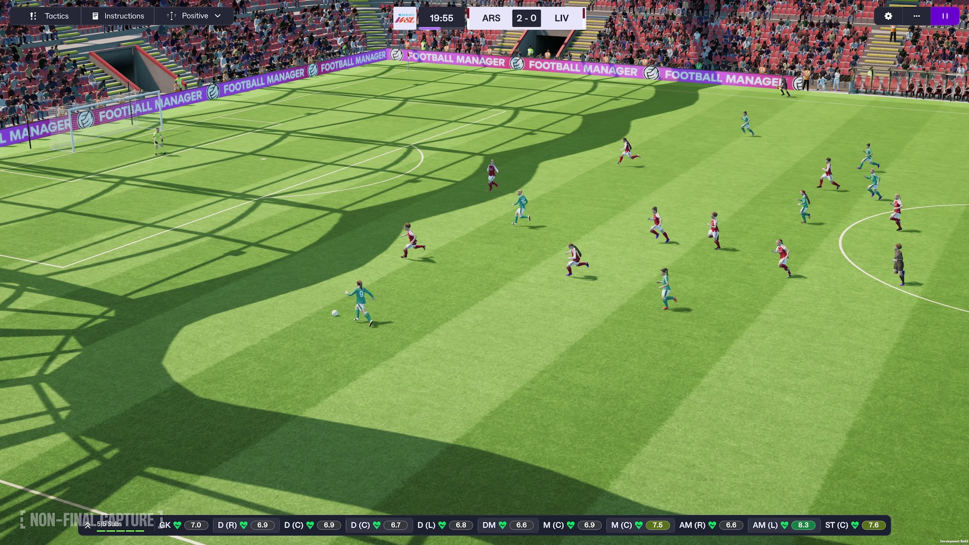 Screenshot of FM26 gameplay 