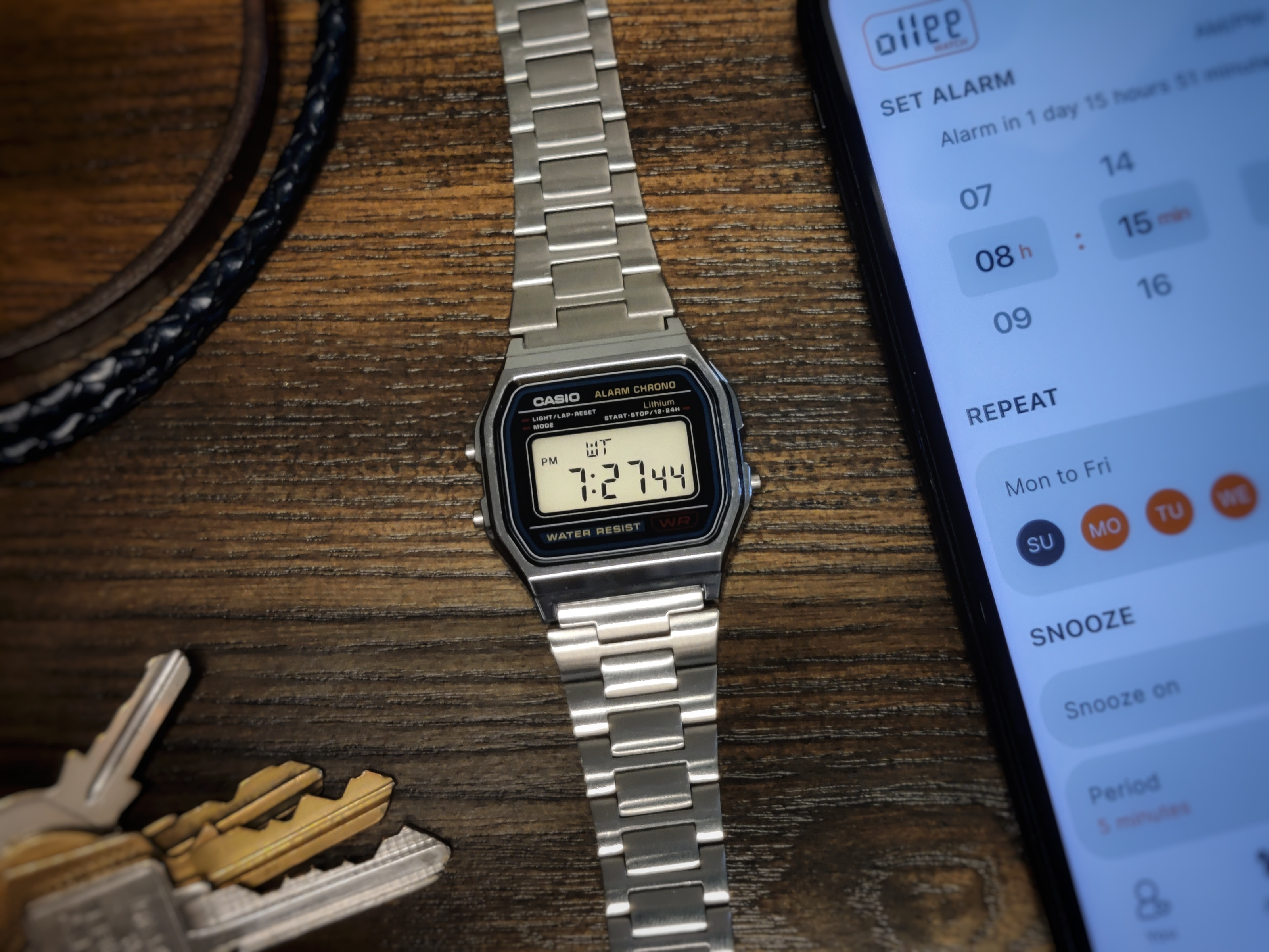 The Ollee Watch is paired with the accompanying app