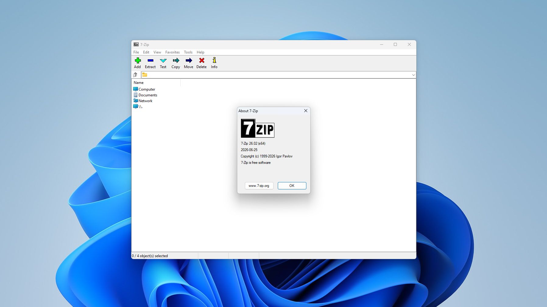 It’s probably time to update 7-Zip as the app has just been patched to fix a pretty big vulnerability