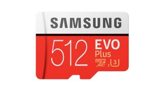 Samsung EVO Plus memory card product shot