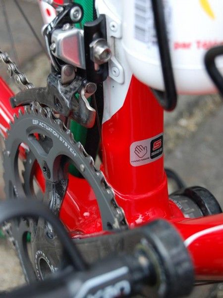 No chain watchers for the Cofidis team.